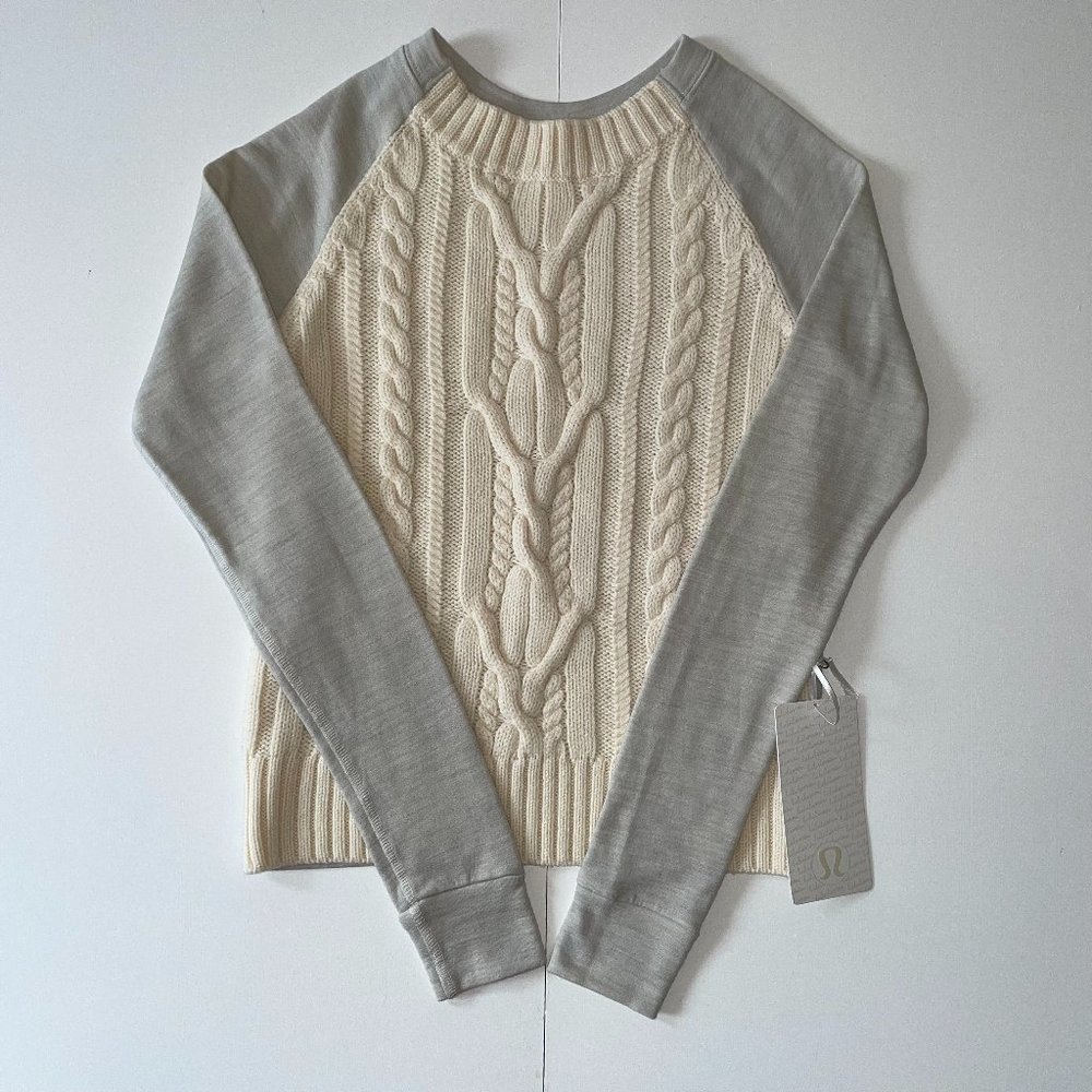 Lululemon Athletica Women's St. Moritz Merino Wool Sweater, Size 4